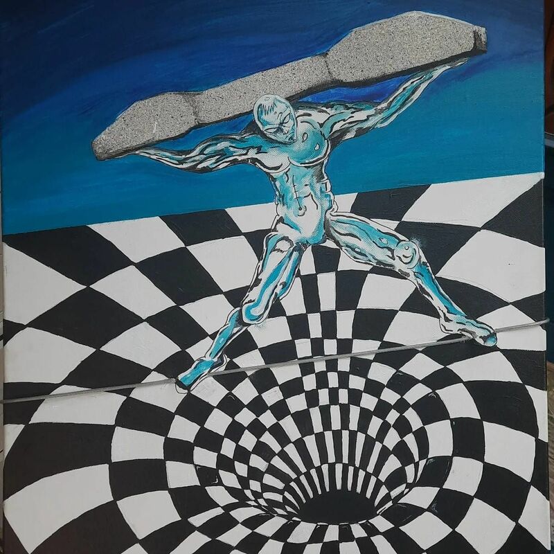 under pressure / unter Druck - a Paintings by Marko Kalita