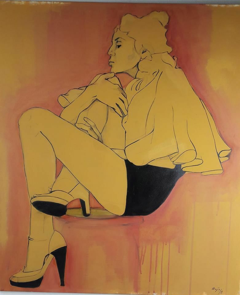 Ritratto giallo - a Paint by Lamarzia