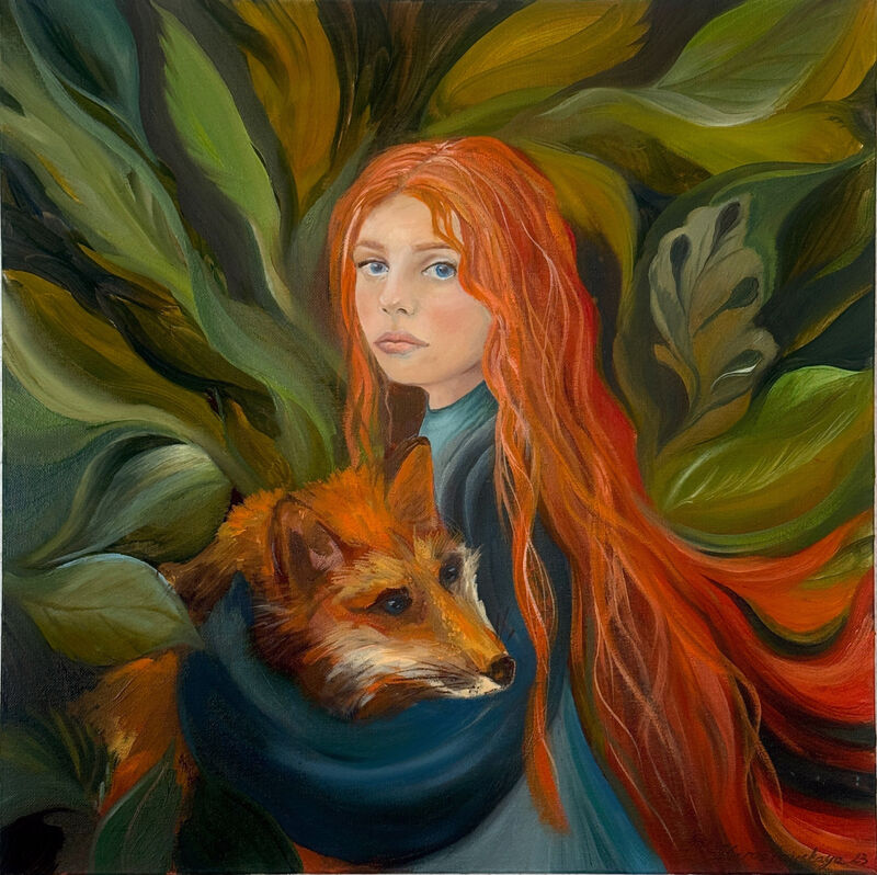 My spirit animal - a Paintings by Kalisa