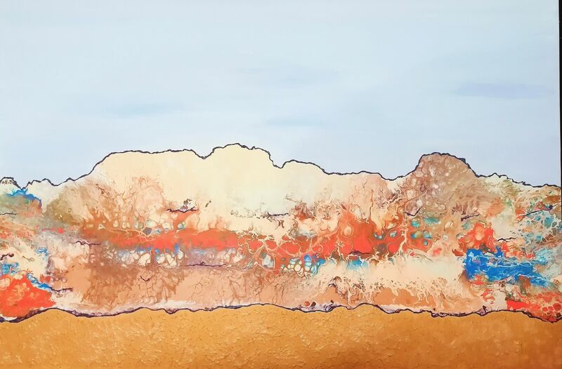 Desert - a Paint by Sabrina Galijas-Reginali 