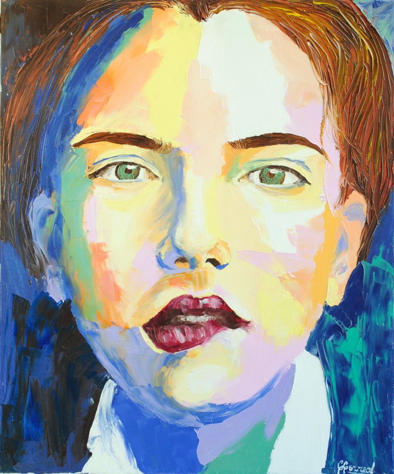 Retracto - a Paintings by Carolina Correa