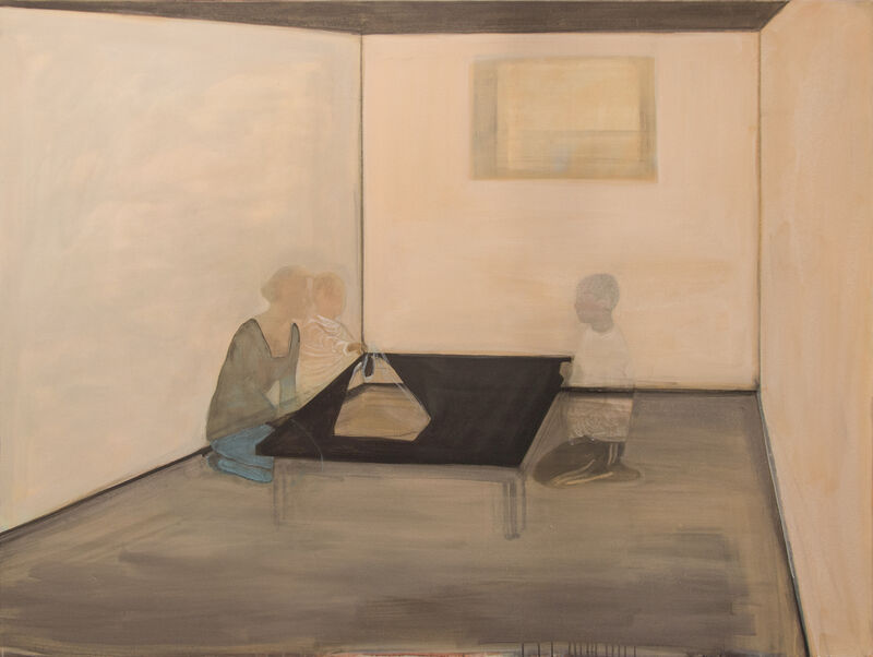 Steppe. Supper  - a Paintings by Aygerim Syzdykova