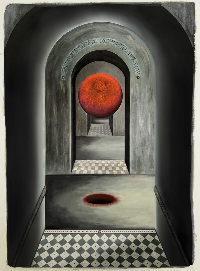 Through the Arch of Stone  - a Paint by Yelena York