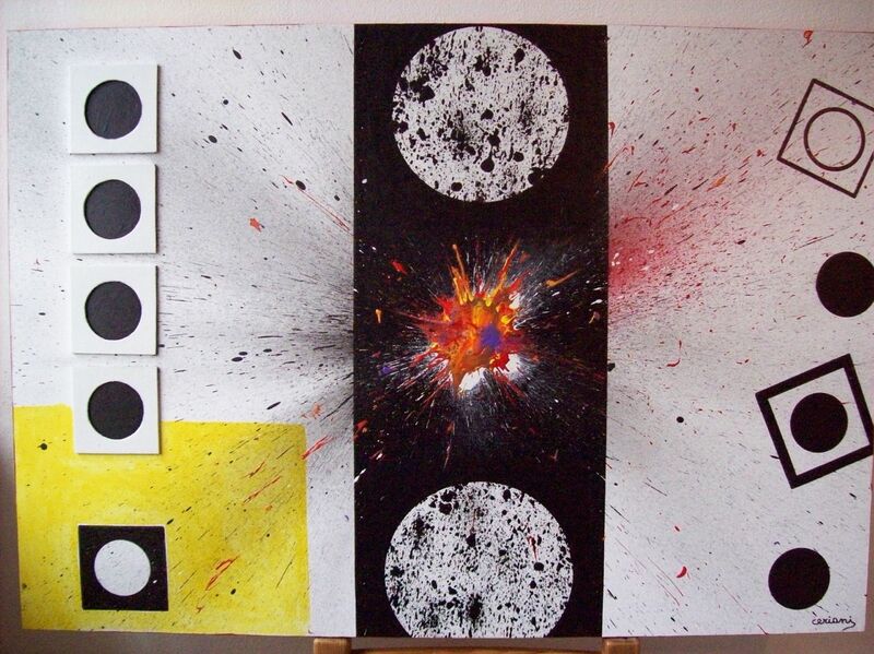 black  holes - a Paintings by ceriani