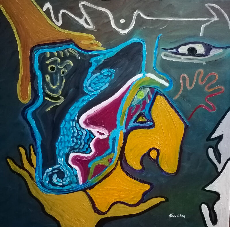 Faces - a Paint by STAVROS SYNTILAS
