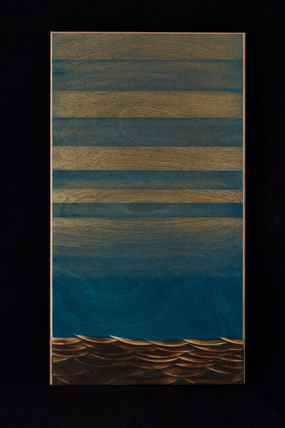Atlantic Sunset - a Paint Artowrk by Fred Van de Walle