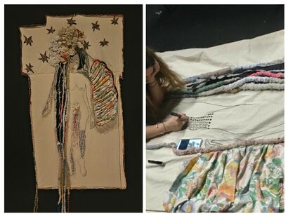 Under a sparkled sky - a Art Design Artowrk by galenon estelle moea