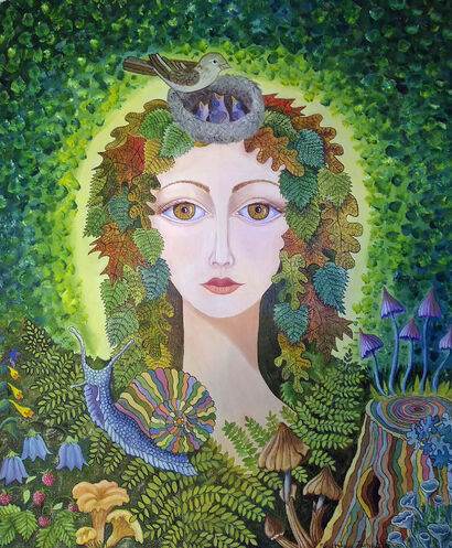 Spirit of Forest - a Paint Artowrk by Tanya Belaya