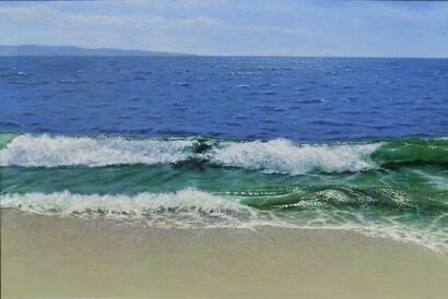 THE GREEN WAVE - a Paint Artowrk by SeA