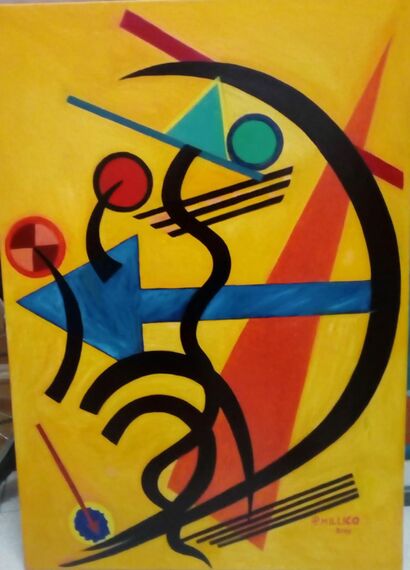 Astrazione geometrica - a Paint Artowrk by Pasquale  Millico