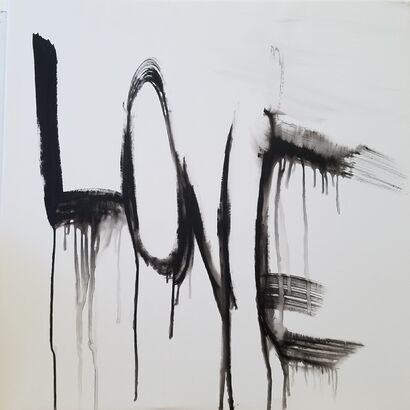 - love - - a Paint Artowrk by Mattes Petra
