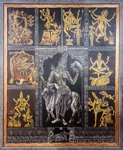 Ashtaveerattanam - A Paintings Artwork by Archana Karunakaran