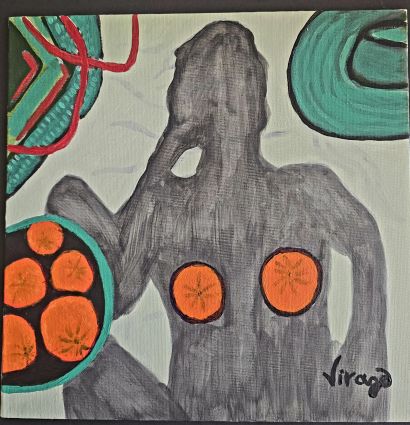 The shadow - a Paintings Artwork by Virago