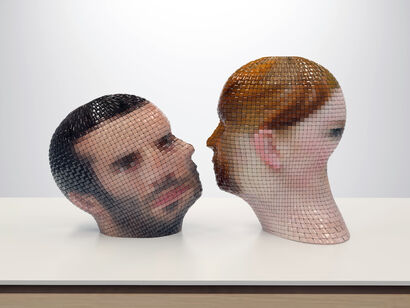 Portrait 360° - A Sculpture & Installation Artwork by GIANLUCA TRAINA