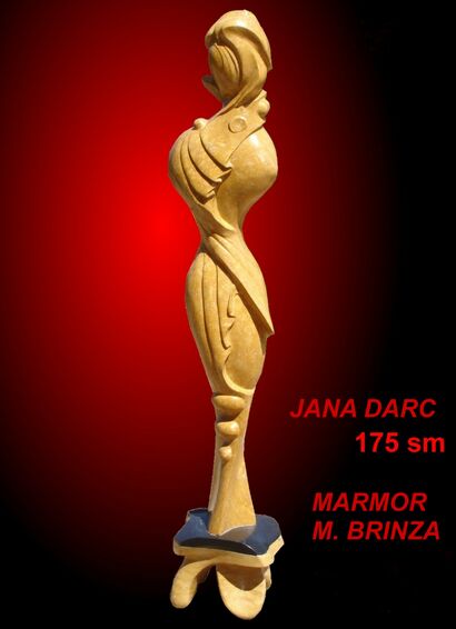 Jan Darc - A Sculpture & Installation Artwork by Mihai Brinza