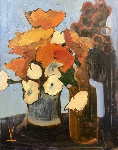 Fall still life - a Paint Artowrk by Vera Kulikova