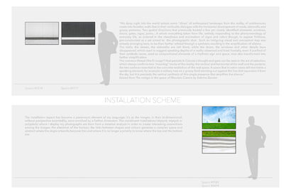 installation diagram for diptychs - a Photographic Art Artowrk by Maurizio Ciancia