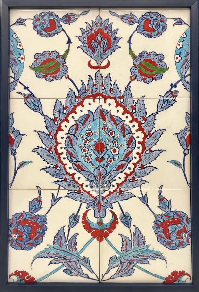 Rüstem Paşa Tile – Central Panel Reproduction - a Sculpture & Installation Artwork by Zeynep  Guneysu