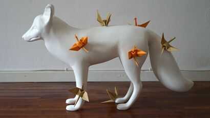 Fox / Hunting and Trapping - a Sculpture & Installation Artowrk by Vethan Sautour