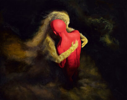 總要在不安中找尋安寧(We must find peace within the unease) - a Paint Artowrk by happy