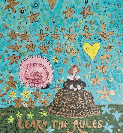 LEARN THE RULES_IMPARA LE REGOLE - A Paint Artwork by FIORENTINA GIANNOTTA