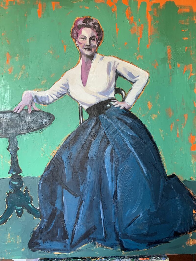 Modern Madonna - a Paint by Hélène  Lindqvist