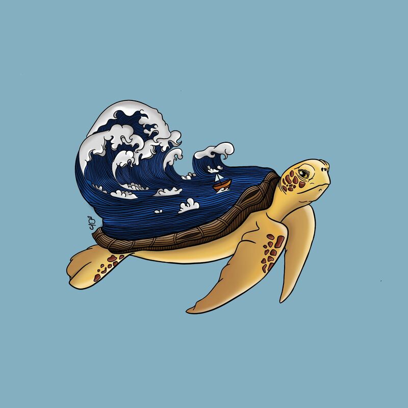 Turtle  - a Digital Art by Juh2pom
