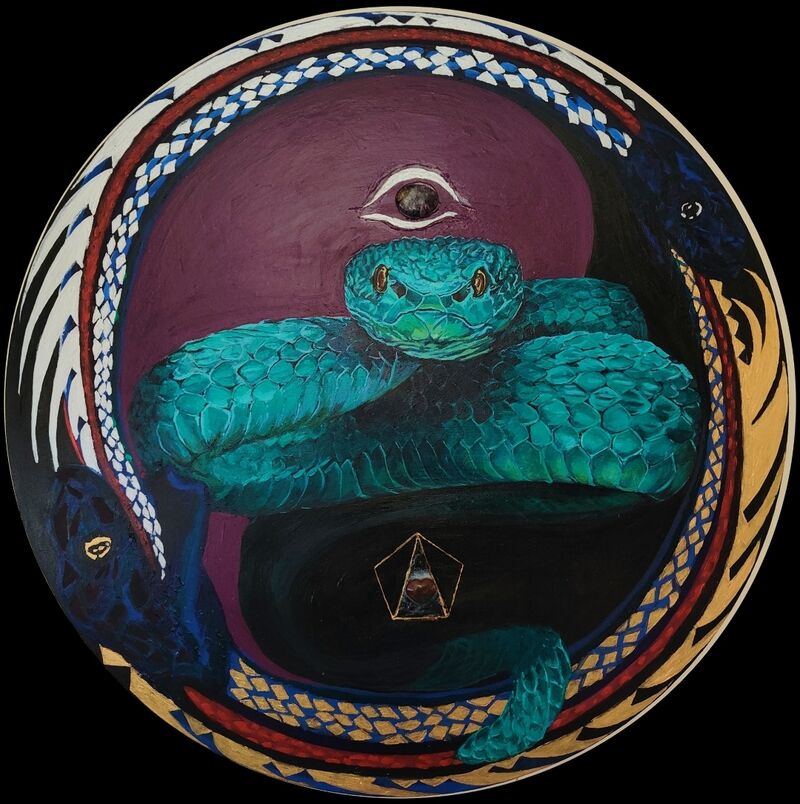 Punto e virgola  - a Paint by Susanna Gatto