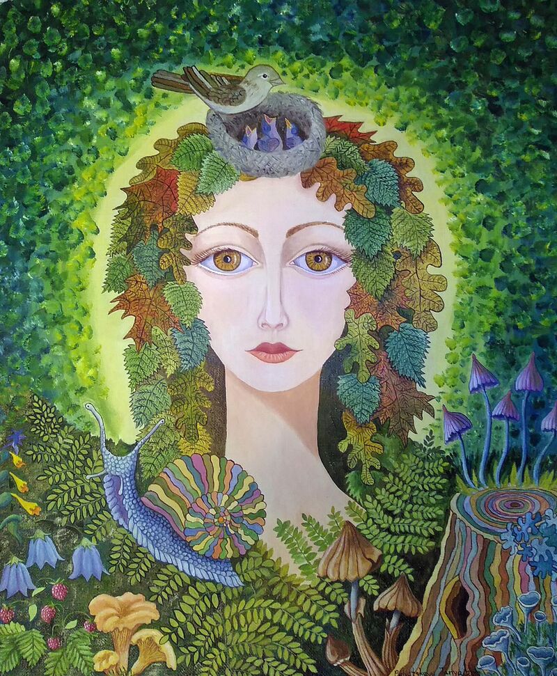 Spirit of Forest - a Paint by Tanya Belaya