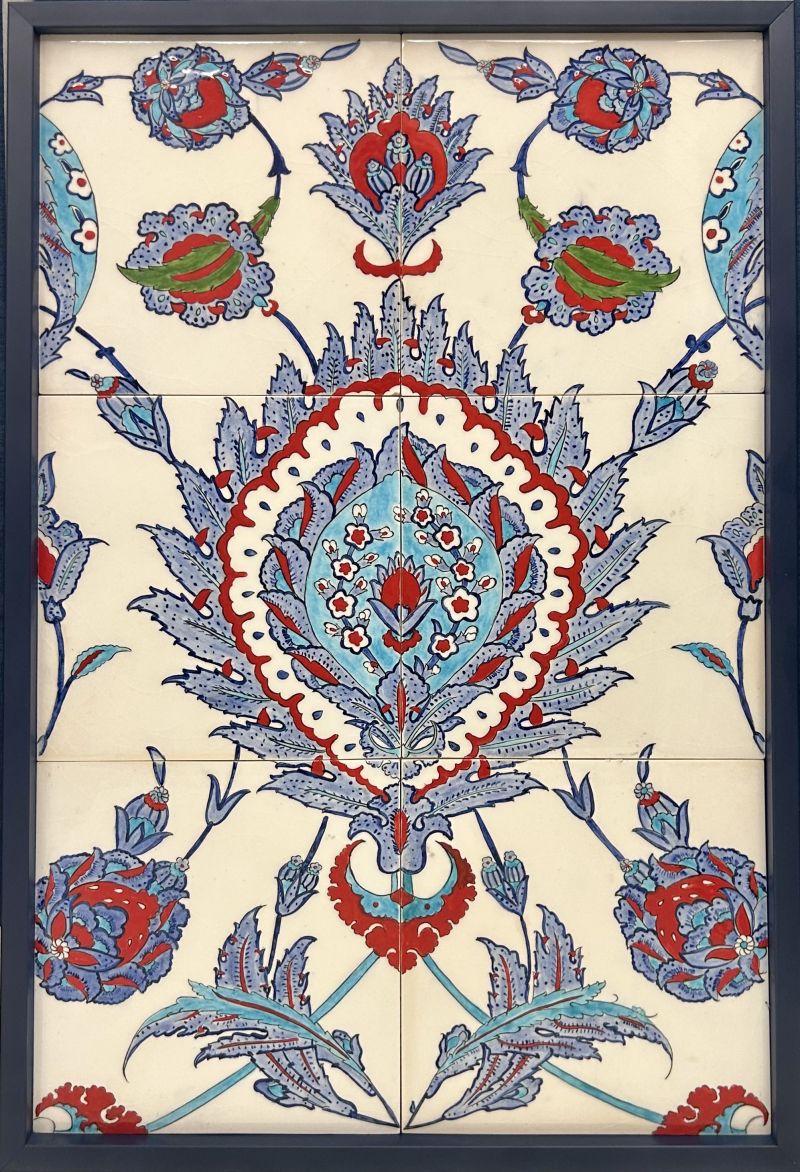 Rüstem Paşa Tile – Central Panel Reproduction - a Sculpture & Installation by Zeynep  Guneysu