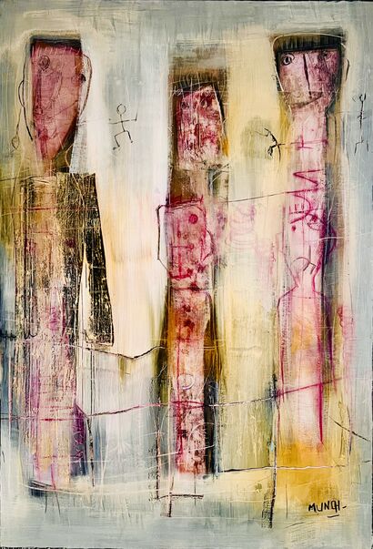 Les liens qui nous unissent  - a Paint Artowrk by Virginie Munch