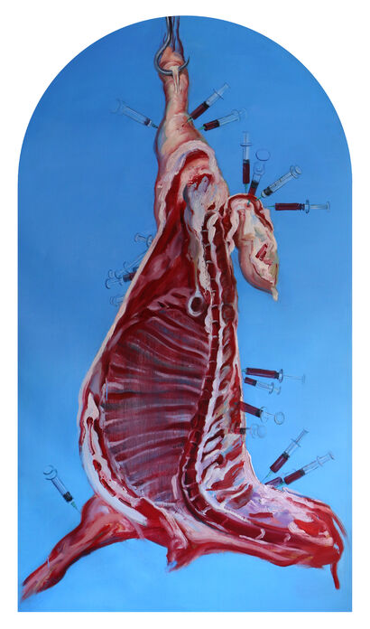 carne - A Paint Artwork by kang li