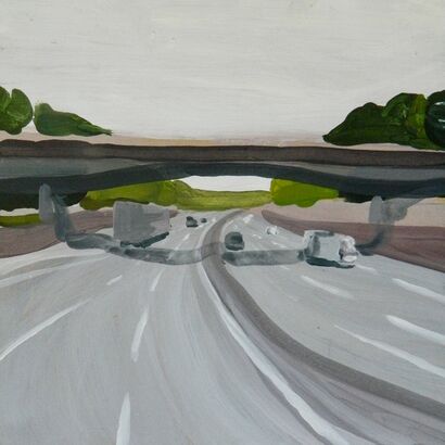 Mirabilia Highway #2 - A Paint Artwork by Francesco Poiana