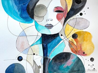 Fragments of a dream  - a Paint Artowrk by Aria Artis