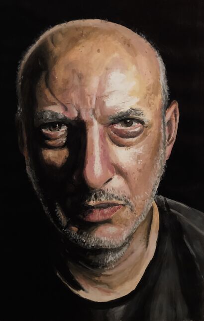 father\'s portrait - a Paint Artowrk by Alexei  Estopà Blasi