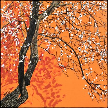 Spring Blessings – Auspicious Beginnings - a Paint Artowrk by HsunArt