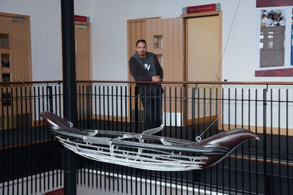 Waka Rere (flying canoe) - a Sculpture & Installation Artowrk by Jamie