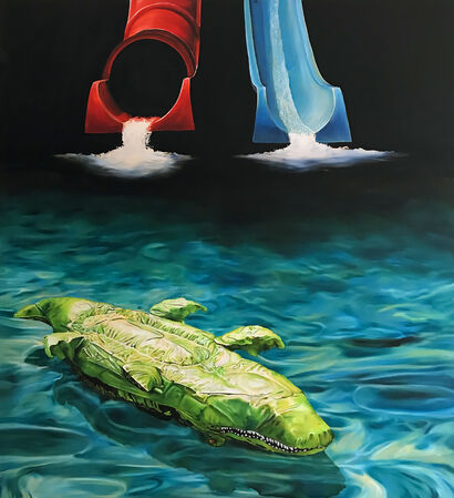 Nel mare non ci sono più i coccodrilli - a Paint Artowrk by Sofia Fresia