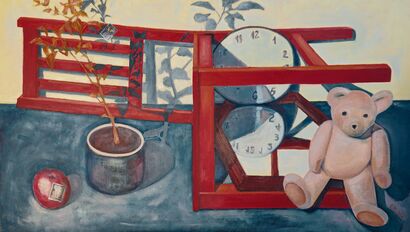 Between the future and the past - a Paint Artwork by Elena Malakhova