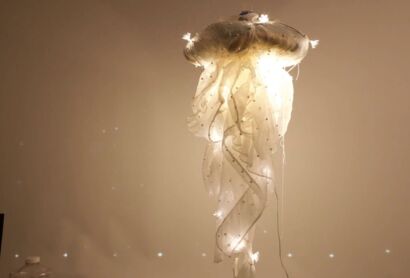 One day, we will become the lighthouse jellyfish - a Sculpture & Installation Artowrk by Jiaoyang  Li