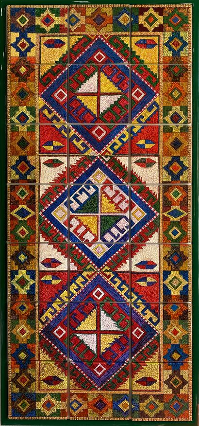 Grandma\'s carpet  - a Paint Artowrk by Maytreya
