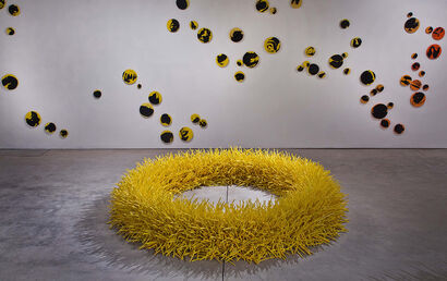 Yellow Ring - a Sculpture & Installation Artowrk by Bean Finneran
