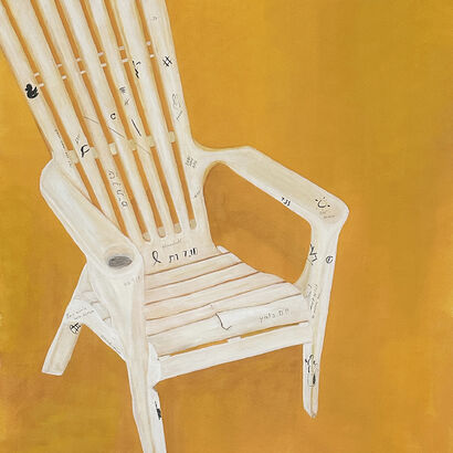 In Waiting  - a Paint Artowrk by Elena Gorn