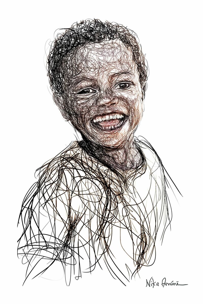“ Kid” - a Paint by Nika Arminé