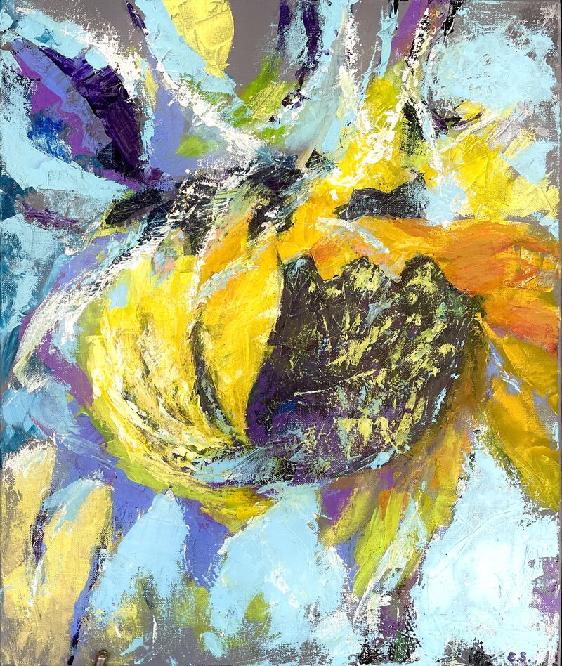 Sunflower - a Paint by Elenartkoss