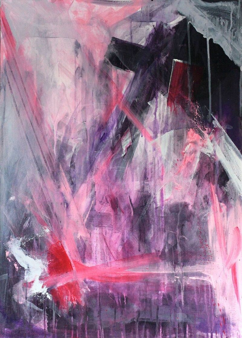 Purple Nr. 1 - a Paint by Jan-Frederic Chamier