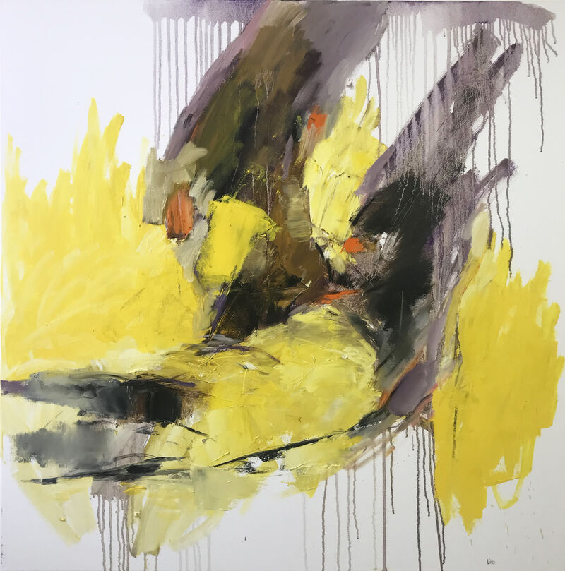 falling in yellow - a Paint by Doina Vieru