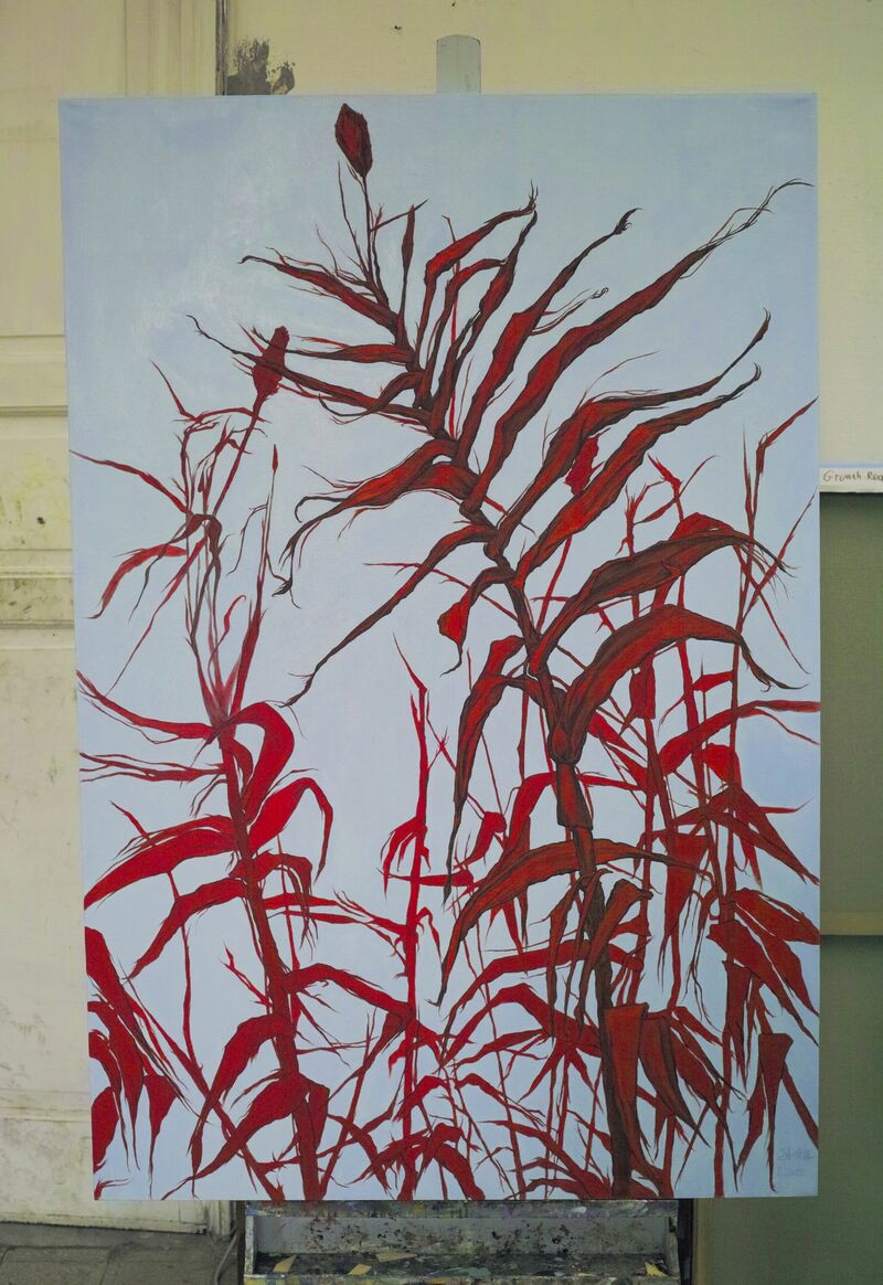 La Crescita — Rosso .1 - a Paint by xiao hui sun
