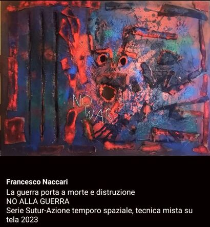 No alla guerra - a Paint Artowrk by Francesco  Naccari 