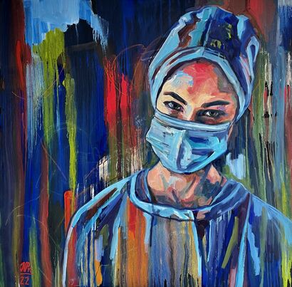 Nurse - A Paint Artwork by Irena Prochazkova